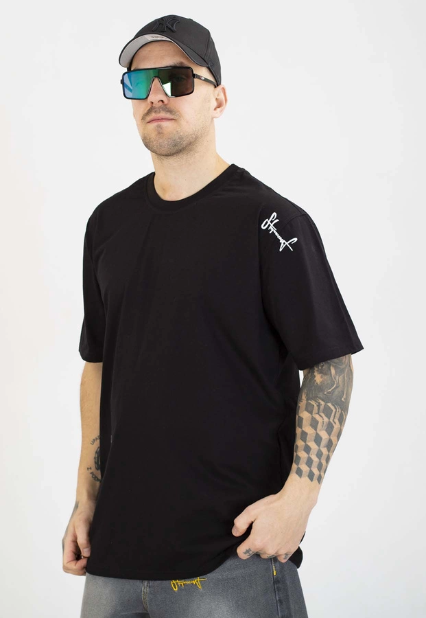 T-shirt Stoprocent Haftbark czarno biały