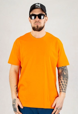 T-shirt Niemaloga Slim 150 Smooth pomarańczowy