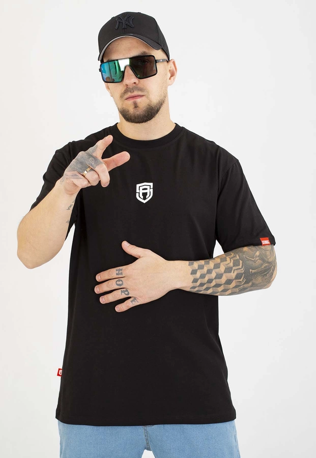 T-shirt Street Autonomy Logo Fuck czarny