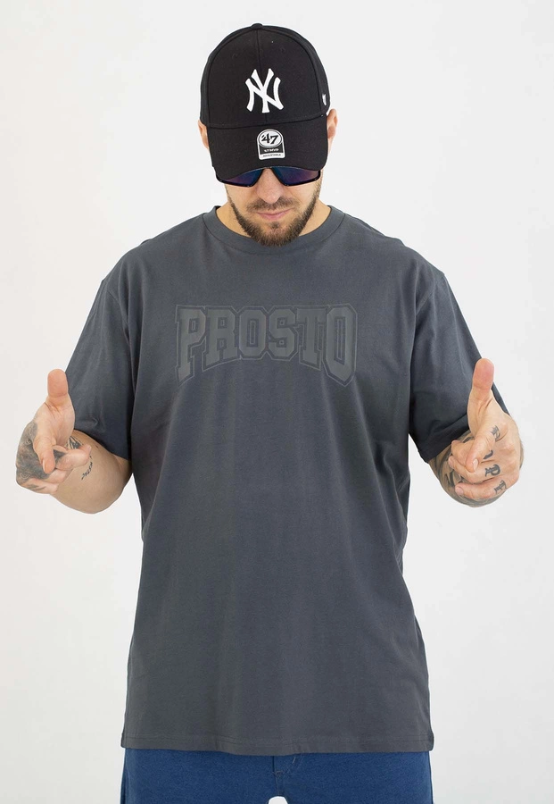T-shirt Prosto Collage czarny