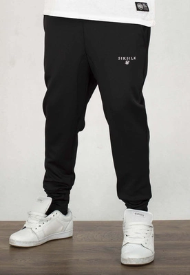 Dresy SikSilk Essentials Poly Joggers SS- 26418 czarne