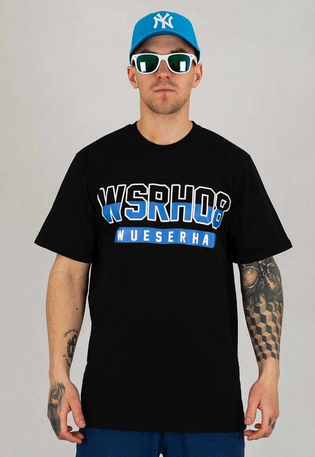 T-shirt WSRH 08 czarny