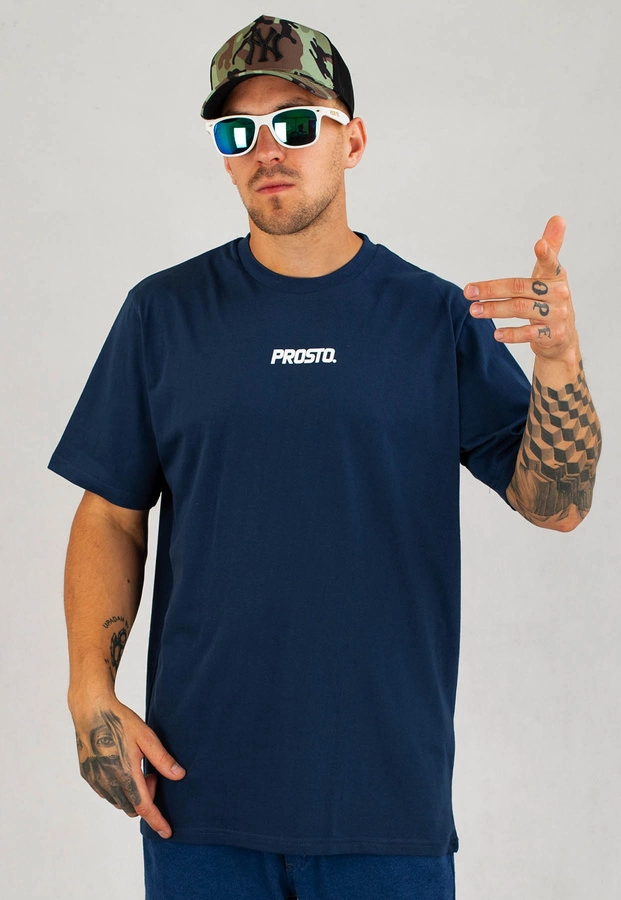 T-shirt Prosto Thro granatowy