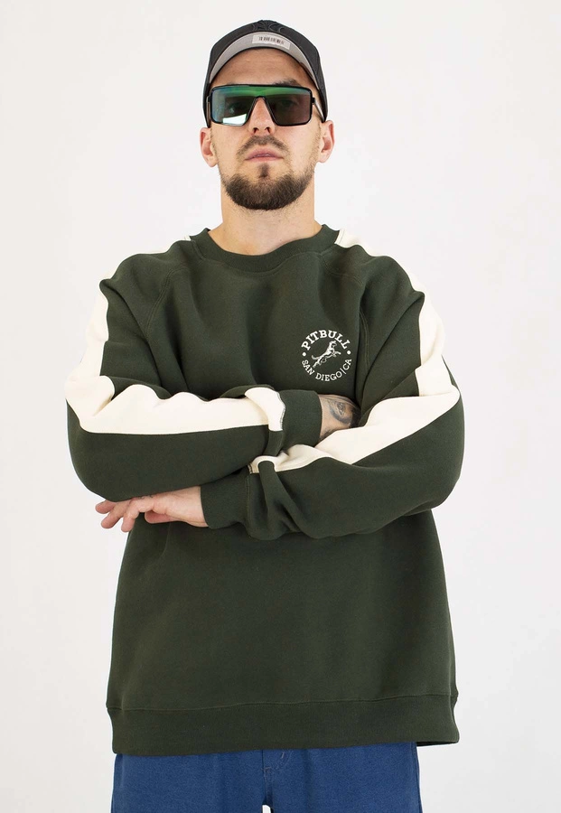 Bluza Pit Bull Bez Kaptura San Diego CA dark green