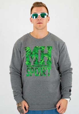 Bluza Metoda MH Sport Weed ciemno szara