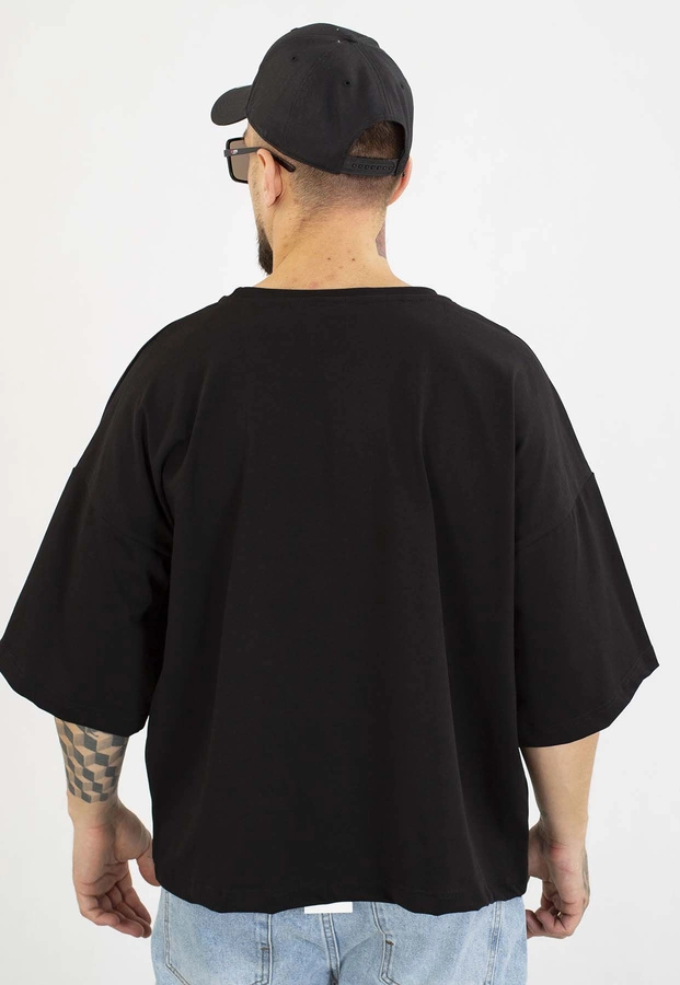 T-shirt Lucky Dice Boxy Front Truck czarno limonkowy