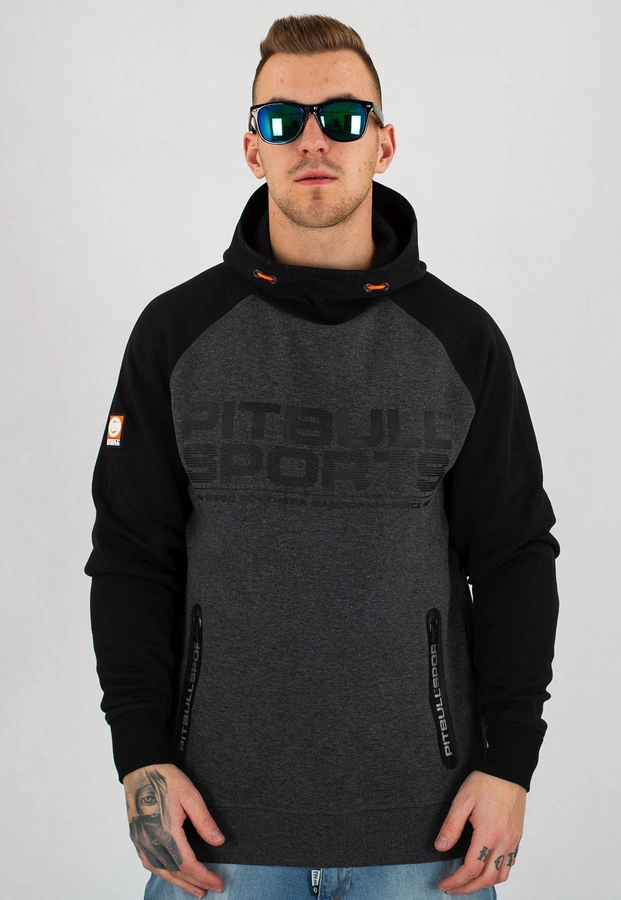 Bluza Pit Bull Logan 2 Colors grafitowo czarna