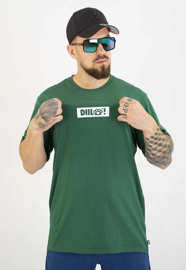 T-shirt Diil Kastet zielony