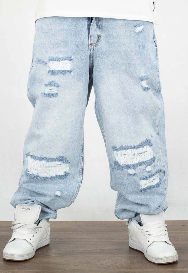 Spodnie I8 Denim BAG68 Baggy blue bird