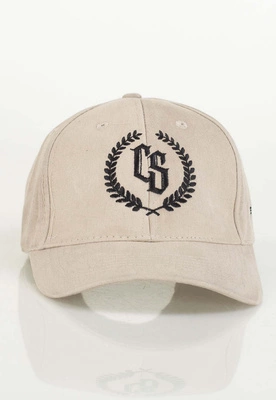 Czapka Snapback Ciemna Strefa Laur beżowa