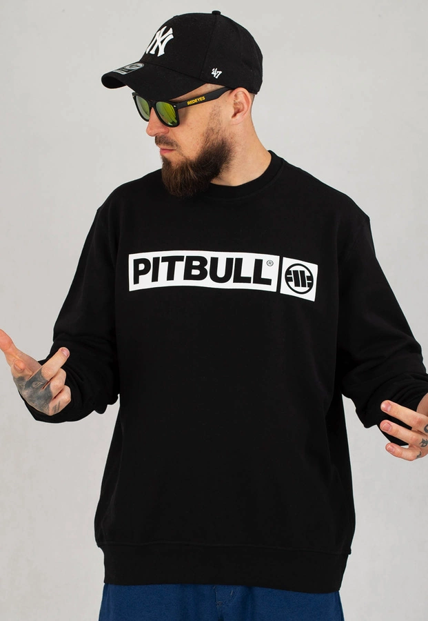 Bluza Pit Bull Bez Kaptura Terry Hilltop czarna