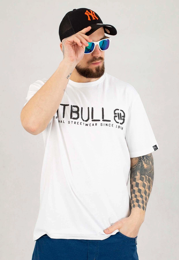 T-shirt Pit Bull Origin biały