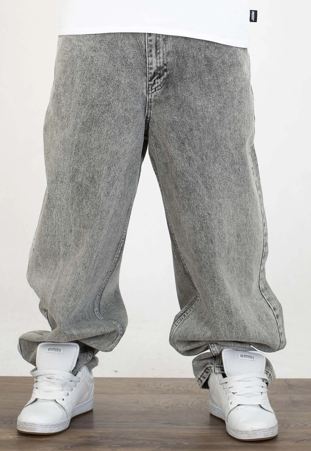 Spodnie Jigga Wear New Outline Super Baggy Jeans grey