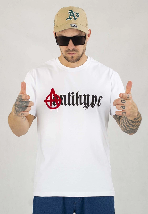 T-shirt Antihype Antihype biały