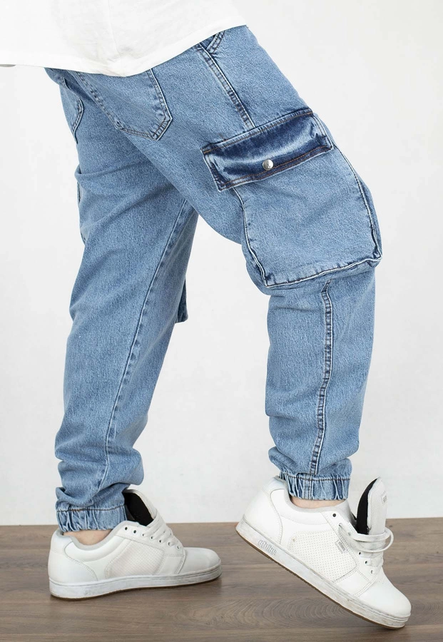 Spodnie I8 Denim BOY40 Joggery Cargo blue bird