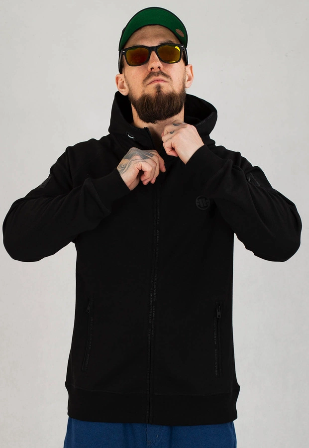 Bluza Pit Bull Hooded Zip Hermes czarna