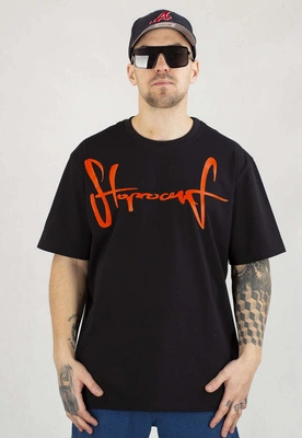 T-shirt Stoprocent Red Tag czarny