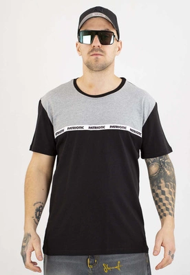 T-shirt Patriotic P-Modern Tape czarno szary