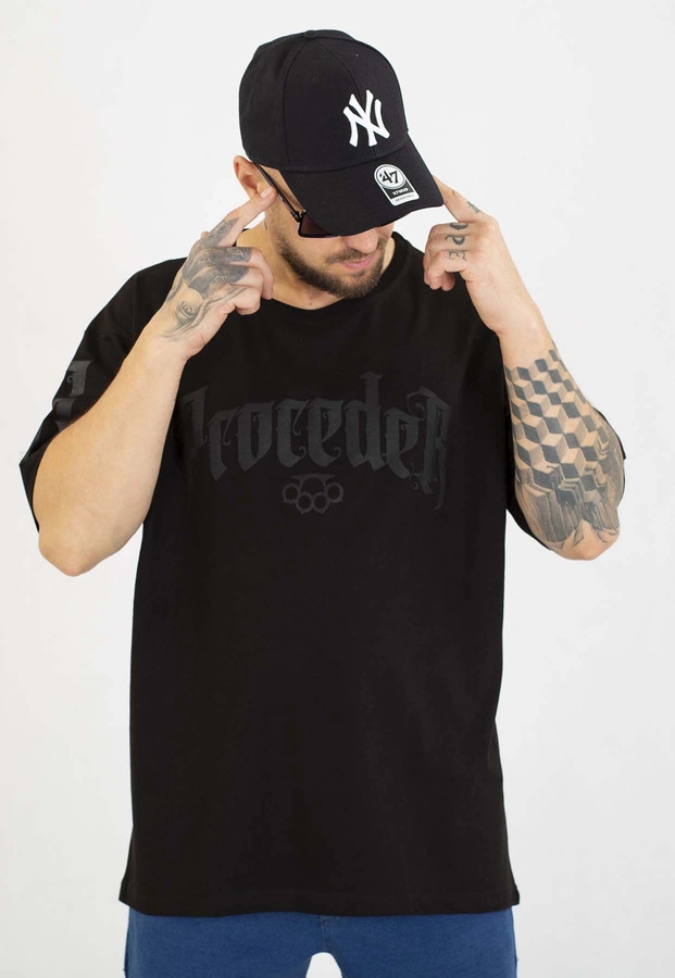 T-shirt Chada Proceder Oversize Proceder 1312 czarny