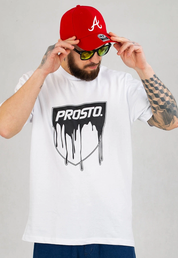 T-shirt Prosto Paint biały