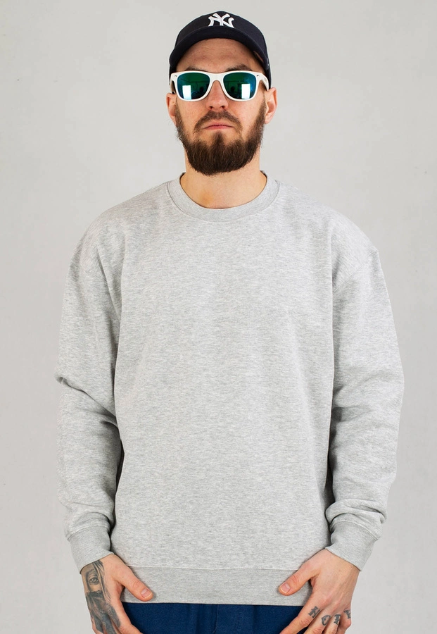 Bluza Niemaloga Crewneck jasno szara