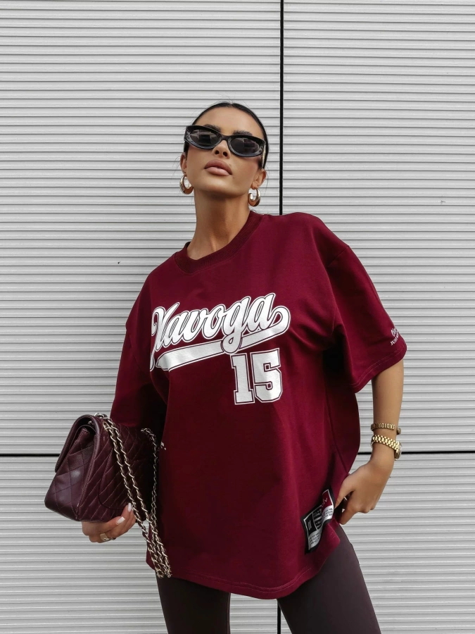 T-Shirt Olavoga Bullys bordowy