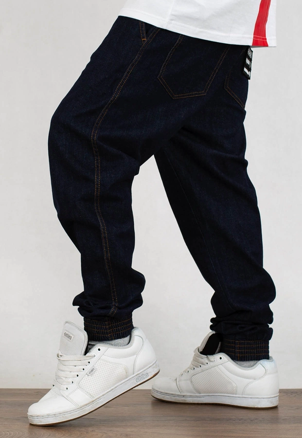 Spodnie El Polako Joggery Slim Jeans Sticker dark