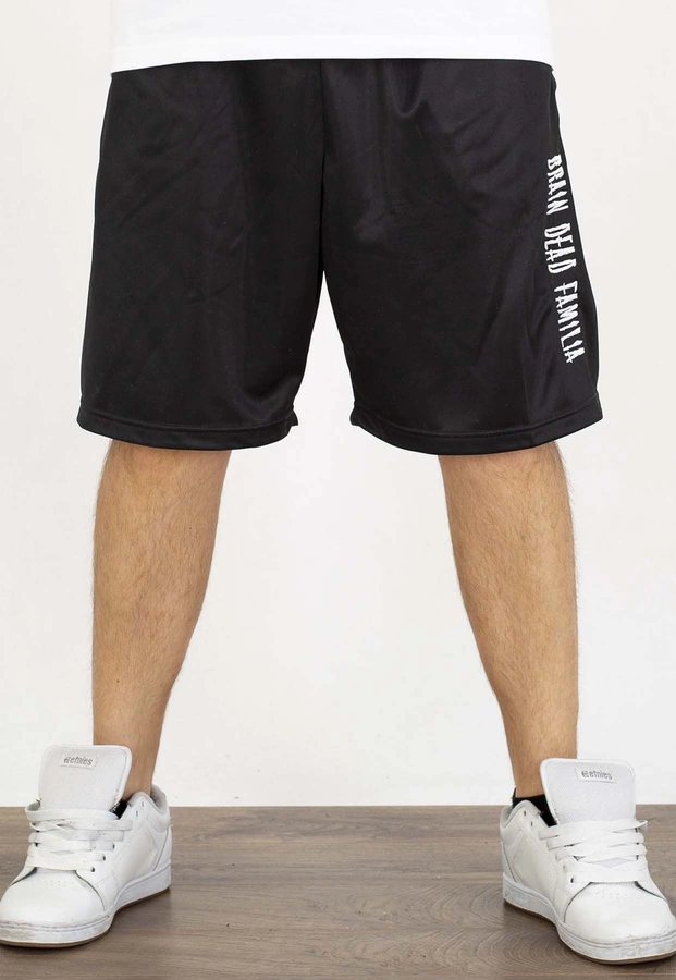 Spodenki Brain Dead Familia Lettering czarne