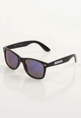 Okulary Jigga Wear Name Wayfarer Black Blue Mirror
