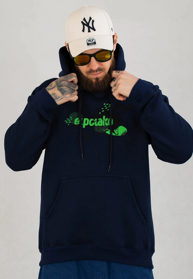 Bluza El Polako Hoodie Ep Ink granatowa