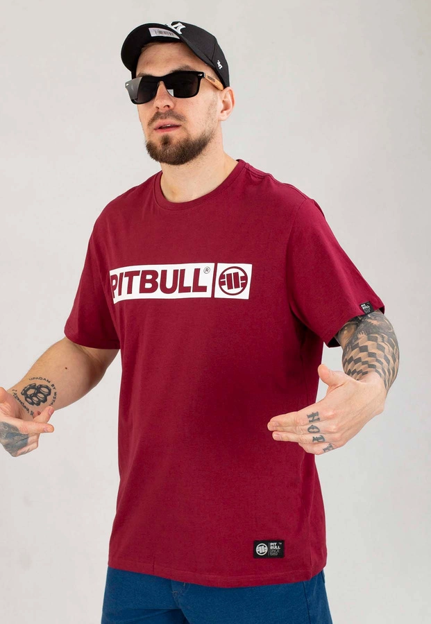 T-shirt Pit Bull Hilltop 170 bordowy