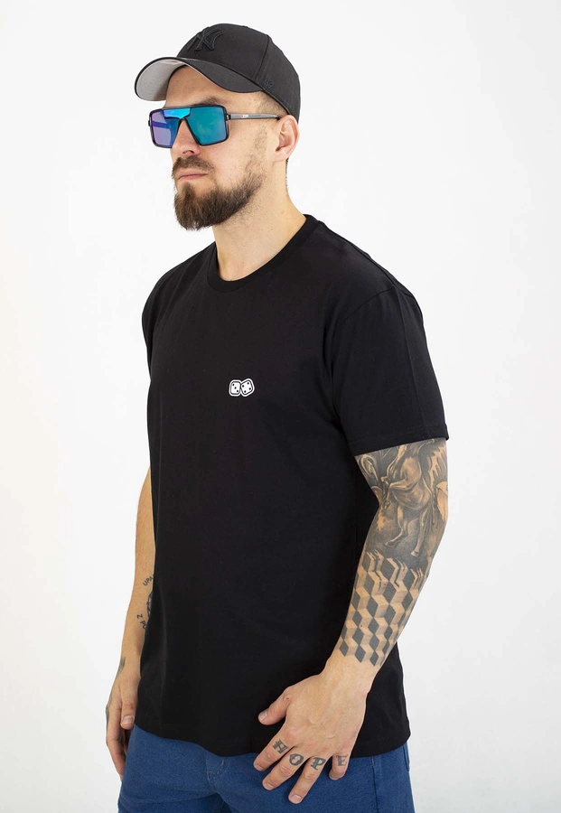 T-shirt Lucky Dice 2 x Small Dice czarny 
