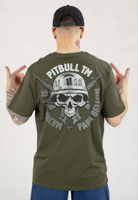 T-shirt Pit Bull Para Bellum 170 old green