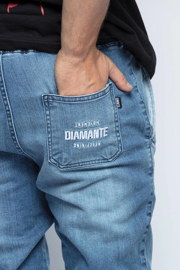 Spodnie Diamante Wear Jogger Unisex RM jasny jeans wyprany