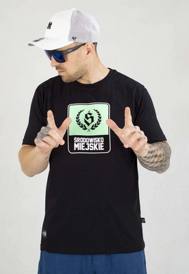 T-shirt Środowisko Miejskie Laur Mint czarny