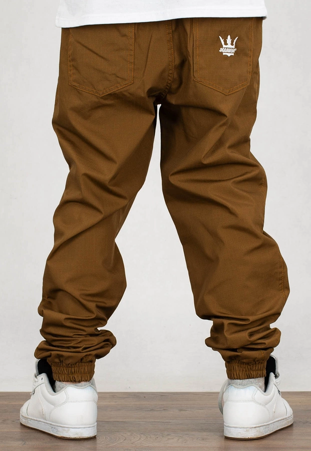 Spodnie Jigga Wear Jogger Crown ripstop brown