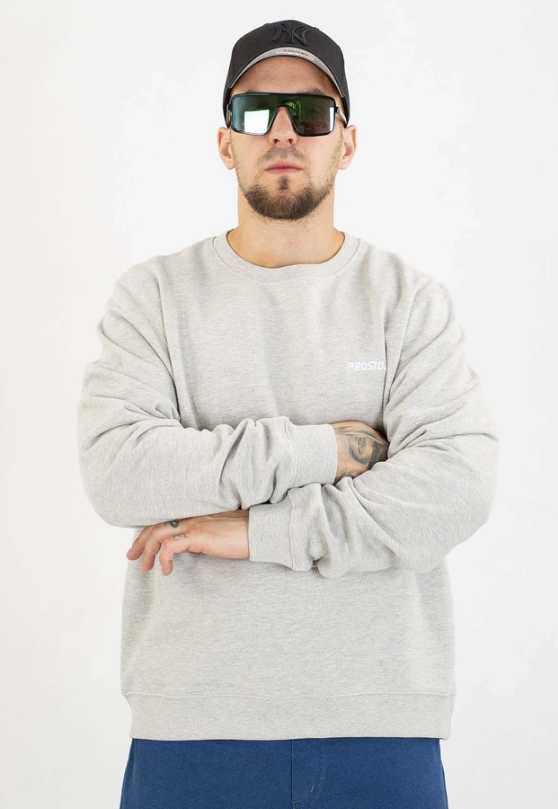 Bluza Prosto Bez Kaptura Infinity Logo szara