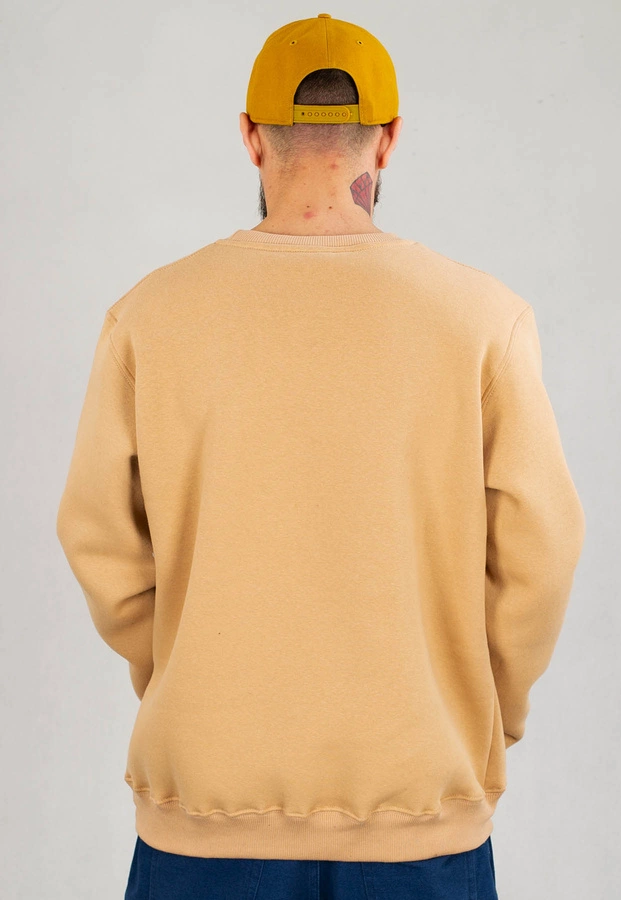 Bluza El Polako Crewneck Double Layer brązowa