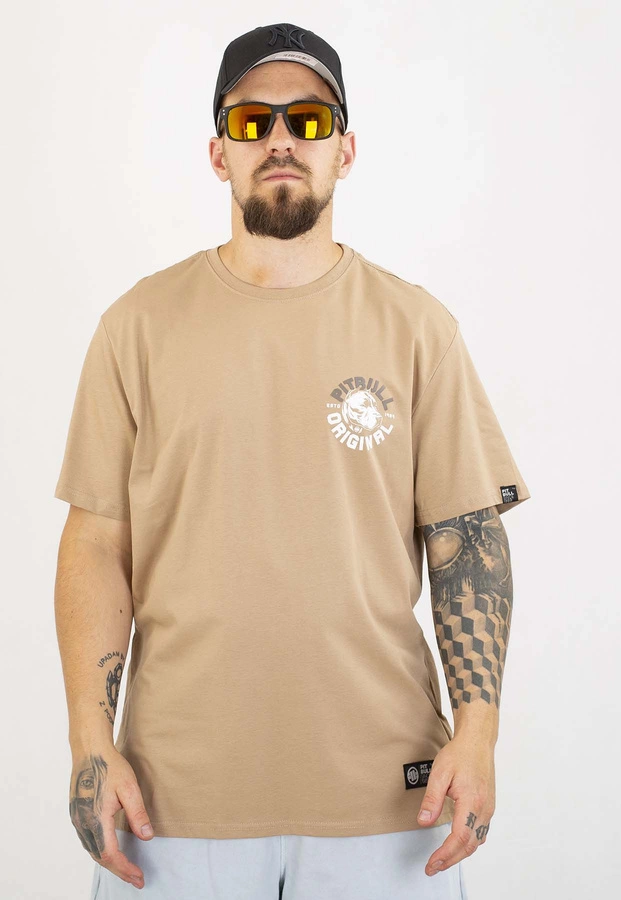 T-shirt Pit Bull Dog SD 170 sand savana