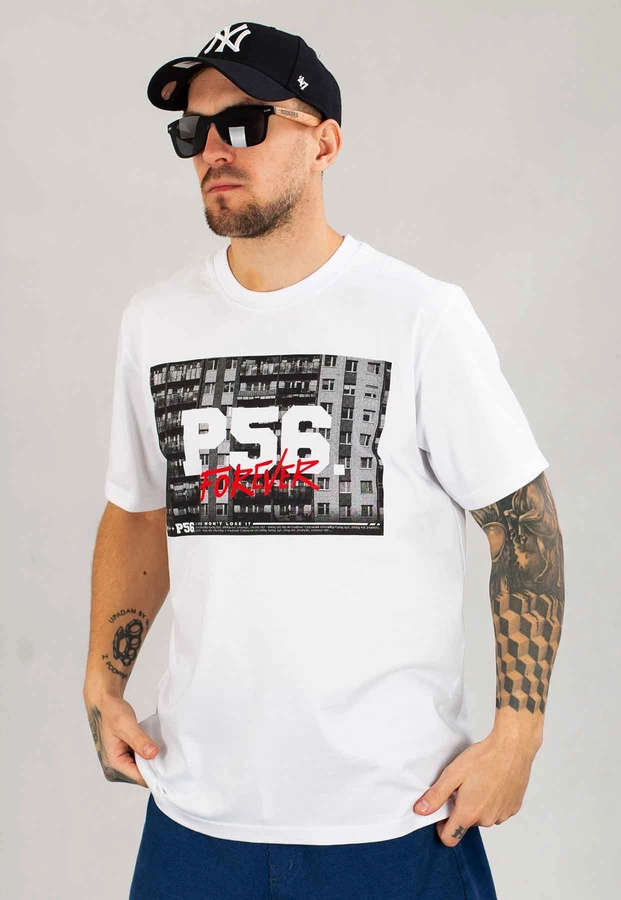 T-shirt Dudek P56 Forever biały