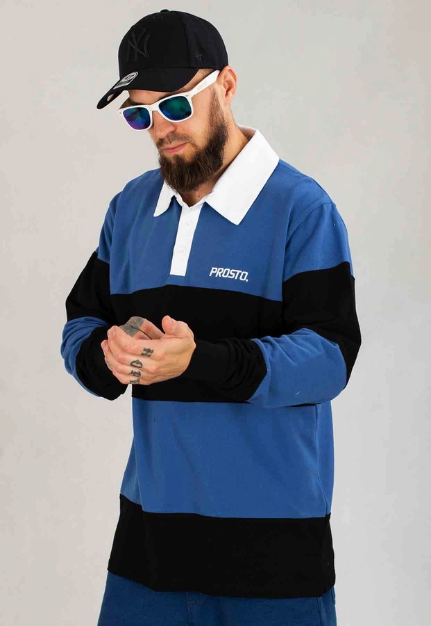 Longsleeve Polo Prosto Mathew czarny