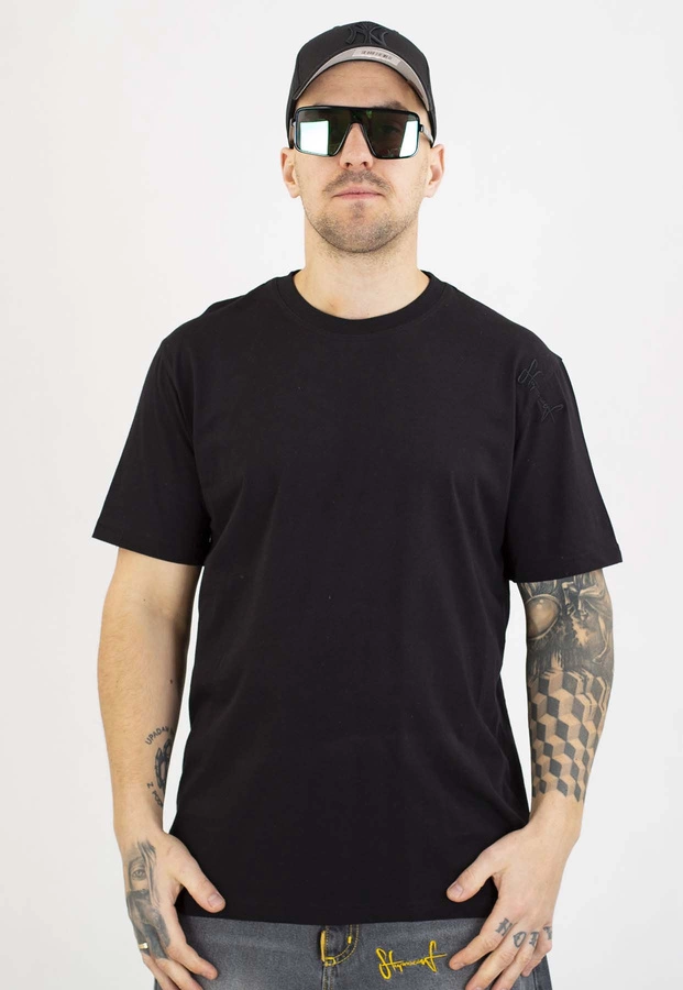 T-shirt Stoprocent Haftbark czarno czarny