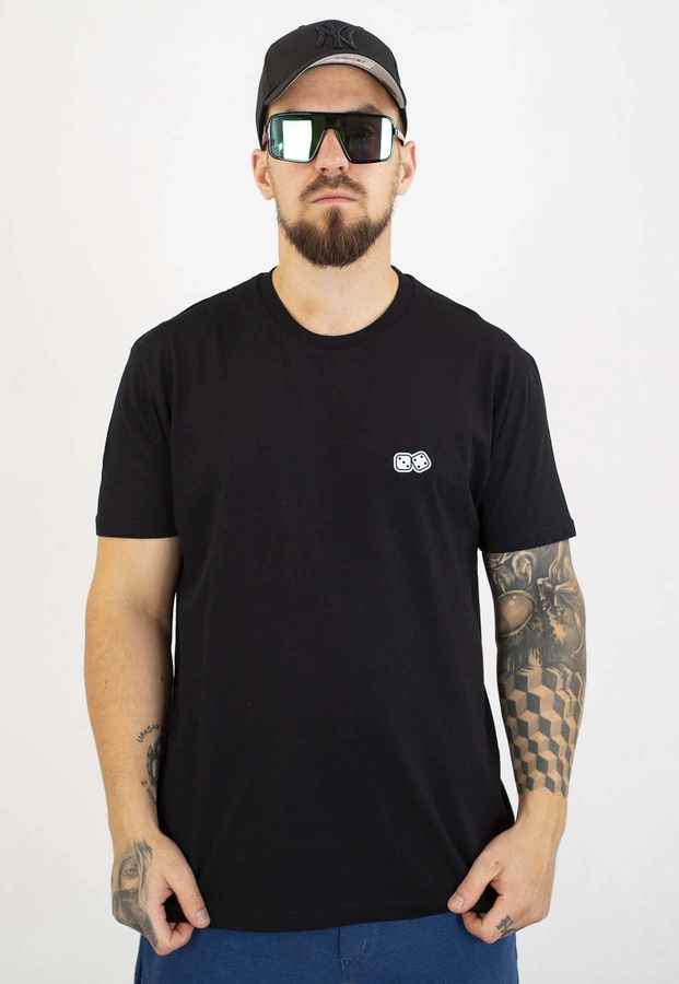 T-shirt Lucky Dice 2 x Small Dice czarny 