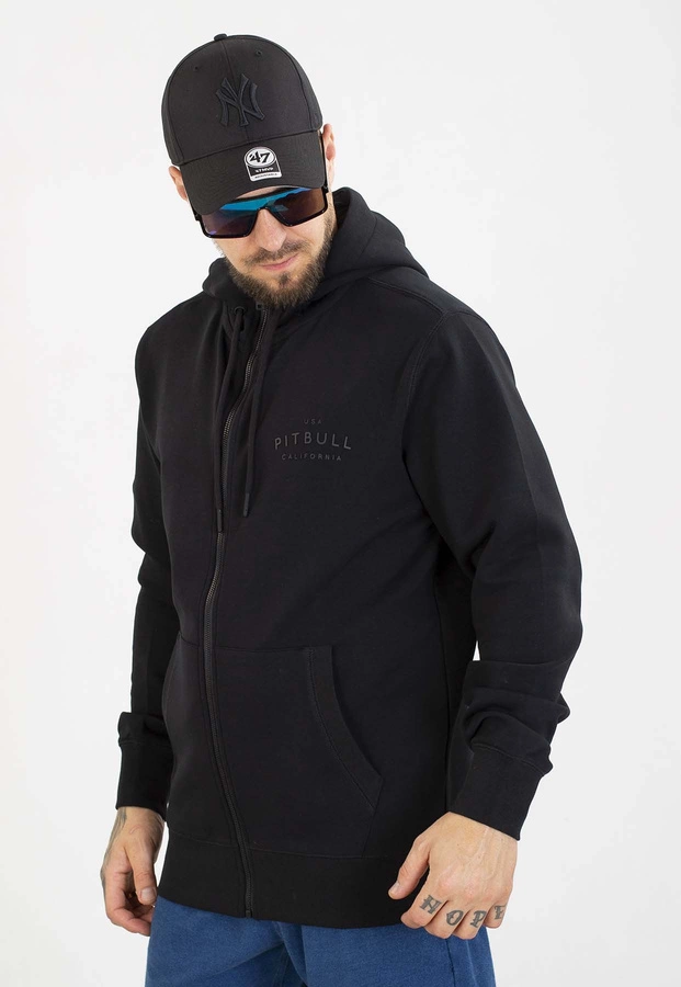 Bluza Pit Bull Z Kapturem ZIP Sampson black