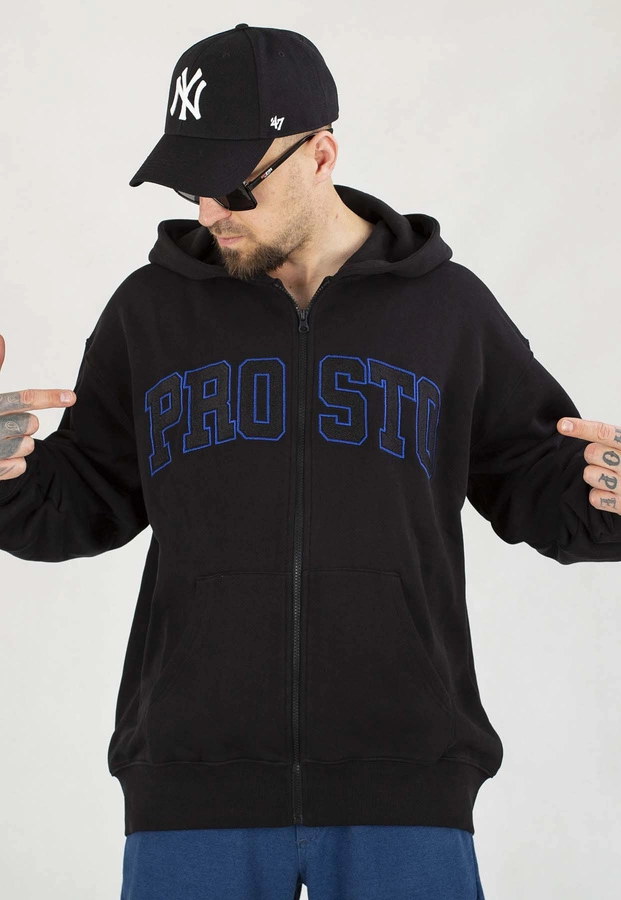 Bluza Prosto Z kapturem ZIP Axel czarna
