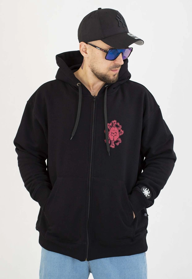Bluza Brain Dead Familia Zip Shark czarna