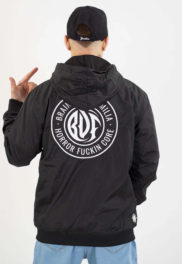Kurtka Brain Dead Familia Circle Logo czarna