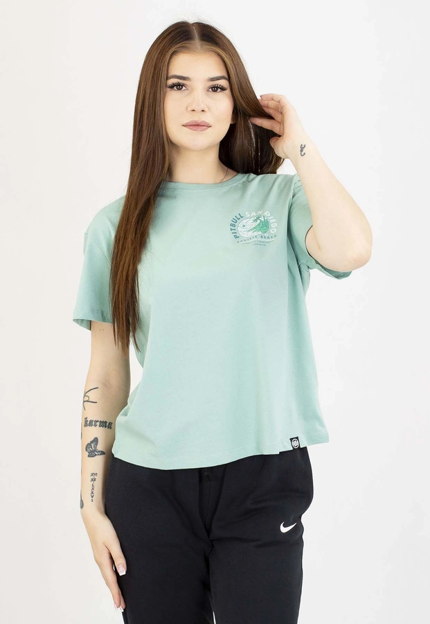 T-Shirt Pit Bull Oversize Planet Surf 170 light mint
