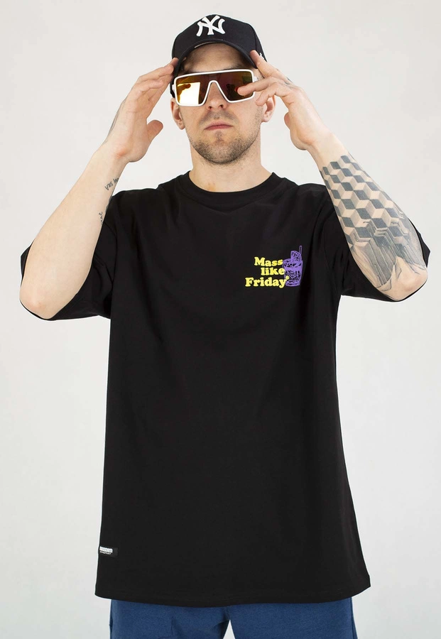 T-shirt Mass Friday czarny