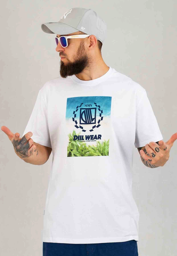 T-shirt Diil Island biały